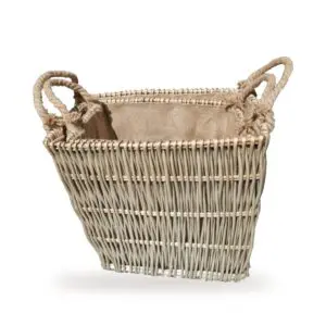 Stanton Moor Rectangular Log Basket – Large