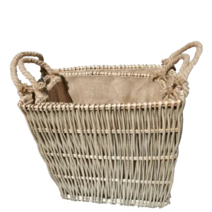 Stanton Moor Rectangular Log Basket – Large