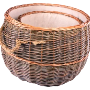 The Goyt Valley Country Log Basket – Small